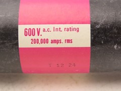 Buss FRS-R-200 FUSETRON Time Delay Fuse Dual Element 200A 600VAC Lot Of 5
