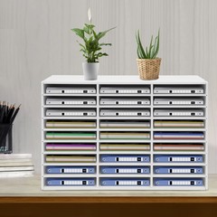 TuBaSaki Literature 31.5 inches (W) x 12 (D) x 21.7 (H), White