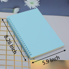 Spiral Notebook, 4 Pcs 8.3 Inch X 5.9 Inch A5 Thick Plastic Hardcover 7Mm Colleg