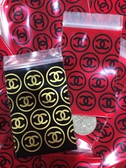 BaggiesSince1987 – 2″ X 3″ Zip Design Bags 2030 METALLIC PRINTED, READ DETAILS