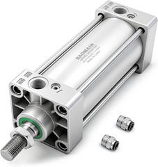 Pneumatic Air Cylinder SC 63 X 100, PT 3/8 Port, 2-1/2″ Bore, 3.94″ Stroke, Sing