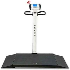 Detecto 6550 Digital Foldable Wheelchair Scale Portable Built in Ramp 1000 lbs