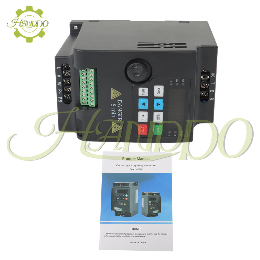 3 HP 1 to 3 Phase Variable Frequency Drive Inverter 2.2 KW VFD 220 V
