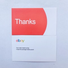 150 Pcs Thanks Cards–Red Blue and Green 3.5*2.1″