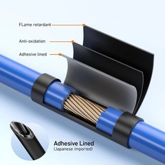 446 Pcs Heat Shrink Tubing Kit-4:1 Ratio Adhesive Lined Marine Grade Shrink
