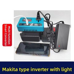 1821V Battery Inverter Converter 21V to 110 127 220 Volt with USB