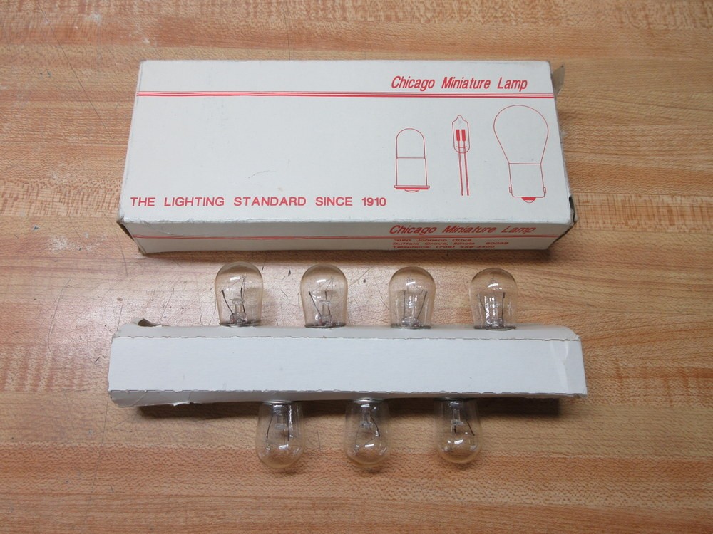 Chicago Miniature 6S6DC/30V Miniature Lamp Light Bulb 6S6DC (Pack of 7)