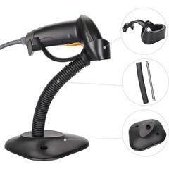 3 PACK Zebra Scanner Gooseneck Stand LS2208 DS2208 DS4308 DS4608 20-61019-04R