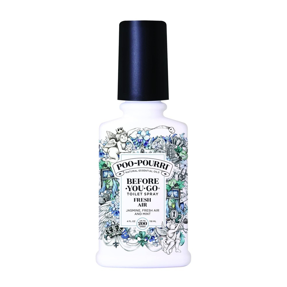 Poo-Pourri Before-You-Go Toilet Spray, Fresh Air, 4 Fl Oz, Up to 200 Uses, Ba…