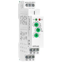 Adjustable Multifunction Time Relay 2 Outputs 10A 24V Electronic Timer Din Rail,
