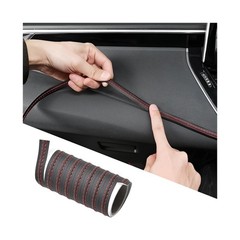 BESULEN 9.84FT(3M) Automobile Interior Trim Strip Leather Decorative Line, Car..