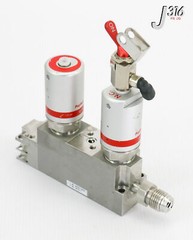 18491 FUJIKIN DIAPHRAGM BLOCK VALVES, TYPE N.C., O.P. 0.5~0.6MPA 567511