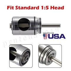 Dental 1:5 Increasing Handpiece Contra Angle LED Fiber Optic /Cartridge Rotor US