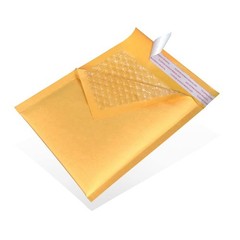50#5 10.5×16 Kraft Paper Bubble Padded Envelopes Mailers Case 10.5×16, Gold