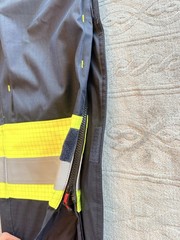 NWOT Kontra CAT 3 FR Arc Flash Bib Overalls Medium 30 Cal Hi Vis Water Resistant