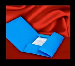 2pk Pen + Gear 3-Flap File Folder, 2 Elastic Straps, 1.25” Large Capacity BLUE