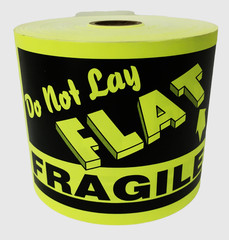 Shipping Labels- Do Not Lay Flat Fragile 250 Each, 1-12 Rolls