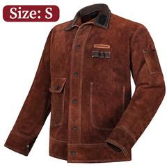 ARCCAPTAIN Leather Welding Jacket Heavy Duty Welder Jackets S/M/L/XL/XXL Size