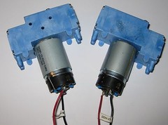 2 X Mini Diaphragm Hargraves Air and Gas Dual Head DC Pump – 11 l/min – 12 VDC