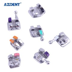 AZDENT Dental Ortho Monoblock Brackets Braces Mini Roth .018 Hooks 3-4-5