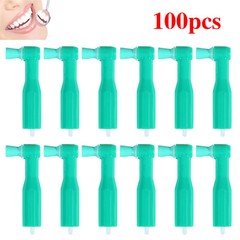 100pcs Dental Disposable Prophy Angles Soft Cup Latex Free Right Angle 90° angle