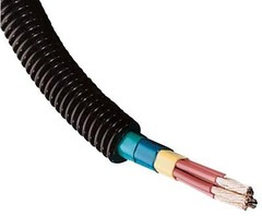 25Ft 1/2″ Marine Grade Conduit Car Home Tubing Split Wire Loom Black Sleeve tube