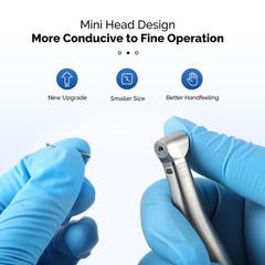 NSK Style Dental 1:1/1:5/16:1 Fiber Optic LED Contra Angle E-type Handpiece