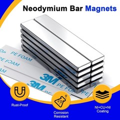 4-12 Neodymium Bar Magnets Rare Earth Rectangle Heavy Duty Powerful 60X10X3Mm
