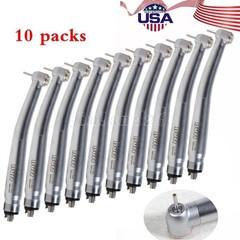 10X High Speed Handpiece 4 Holes Turbine 3-Spray U3BM Turbina Dental