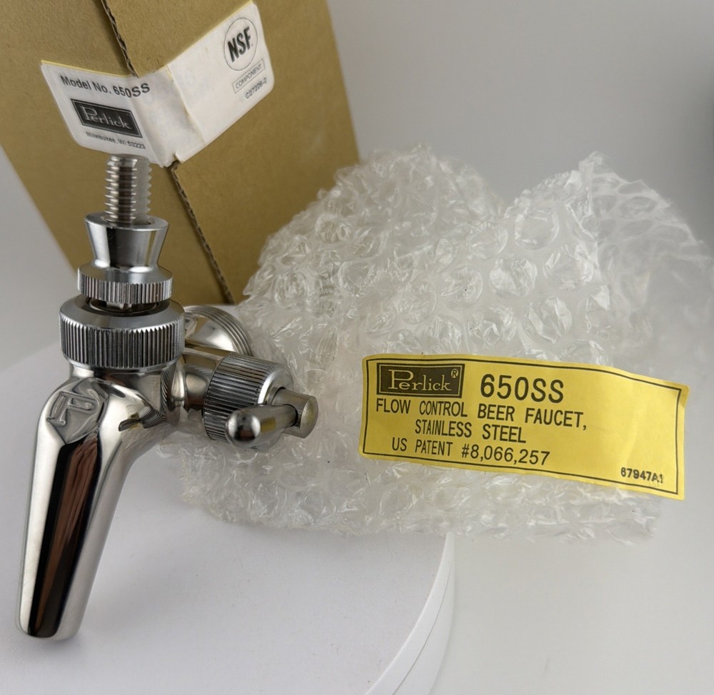 Perlick 650SS Flow Control Faucet – Stainless Steel