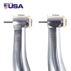 US Dental 1:5 Increasing Fiber Optic Contra Angle Handpiece fit E-type Stan/Mini
