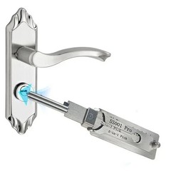 Key Decoder 2 In 1 Portable Lock Picking Set Hook And Pickup Tool Kit Ergonomic