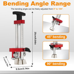 Single-Station Sheet Metal Roller Bender | 0-100° Angle, 5-75mm Depth