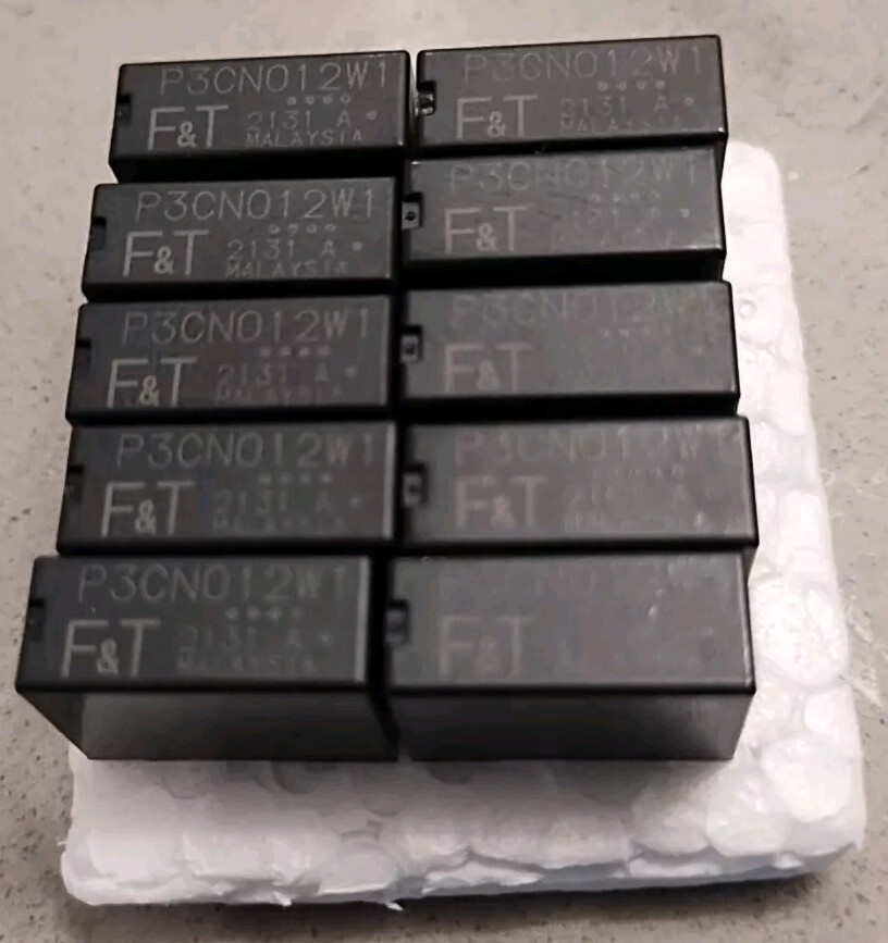 F&T Fujitsu FTR-P3CN012W1 DPST Relay 1 Pole 25A 12V FTR-P3CN012W1 FTR-P3AN