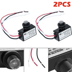 2 120-277V Dusk to Dawn Sensor Photoelectric Switch Light Photocell Sensor Light