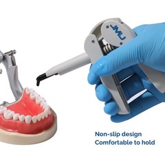 Ergonomic 10 Pack Dental Composite Dispenser Guns with 50 Unidose Tips Included