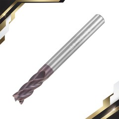 5mm Dia 5mm Shank 50mm HRC55 Carbide AlTiN Coated 4 Flute Square End Mill New
