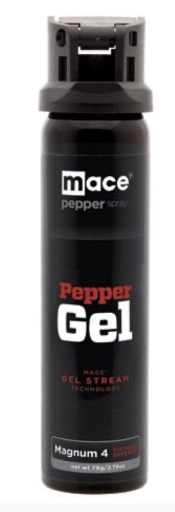 MACE 18 FT MAGNUM 4 POLICE Self DEFENSE Pepper STICKY GEL Spray FLIPTOP Safety