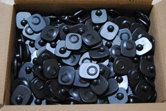 500PCS CHECKPOINT EAS RETAIL SECURITY HARD TAGS W/PINS FOR RF ANTI-THEFT ALARM