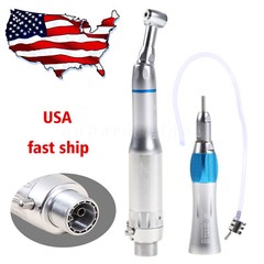 Dental Slow Low Speed Straight Handpiece Contra Angle Air Motor 2Holes 4Holes OR