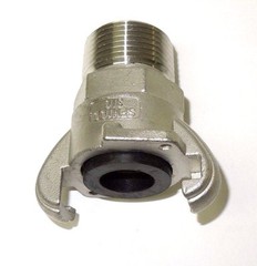 1″ Male NPT Universal Crowfoot Coupling Chicago Fitting 316 Stainless SFM100SS