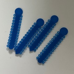 Dental Orthodontic Elastic Ligature Tie&Long/Short/Continuous Power Chain Blue