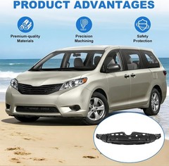 Black Engine Splash Shield Under Cover for 2011-2020 Toyota Sienna 5144108030