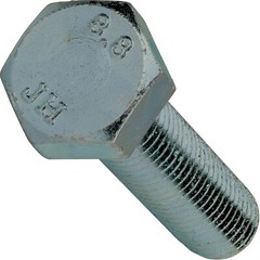 M12-1.75 Metric Hex Bolts Zinc Grade 8.8 Full Thread All Sizes 16mm through 200
