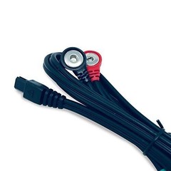 Compex Compatible Replacement Lead Wires, 4 Pack, with 3.5mm Snap connectors