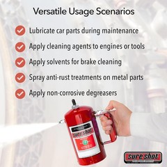 A1000R 1 Quart Enameled Steel Sprayer Red