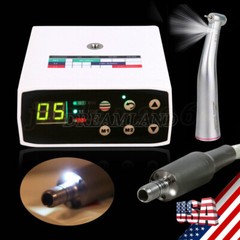 NSK NL400 Type Dental Electric Motor + 1:5 Handpiece Fiber Optic Contra Angle