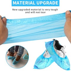 Waterproof Shoe Covers Disposable (50 Pairs) Non-Slip Fits US 13 Men’s Boots