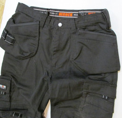 Herock Dagan Carpenter Water-Repellent Kneepad Work Pants 34 x 30 and belt