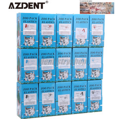 5000Pcs AZDENT Dental Orthodontic Elastics Braces Rubber Bands 3.5oz/5.0oz/6.5oz